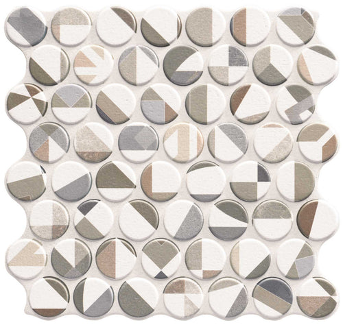 Mosaïque ronde Circle Collage 30,9x30,9 cm