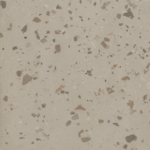 Carrelage extérieur effet terrazzo Carnival Beige 32,9x32,9 cm