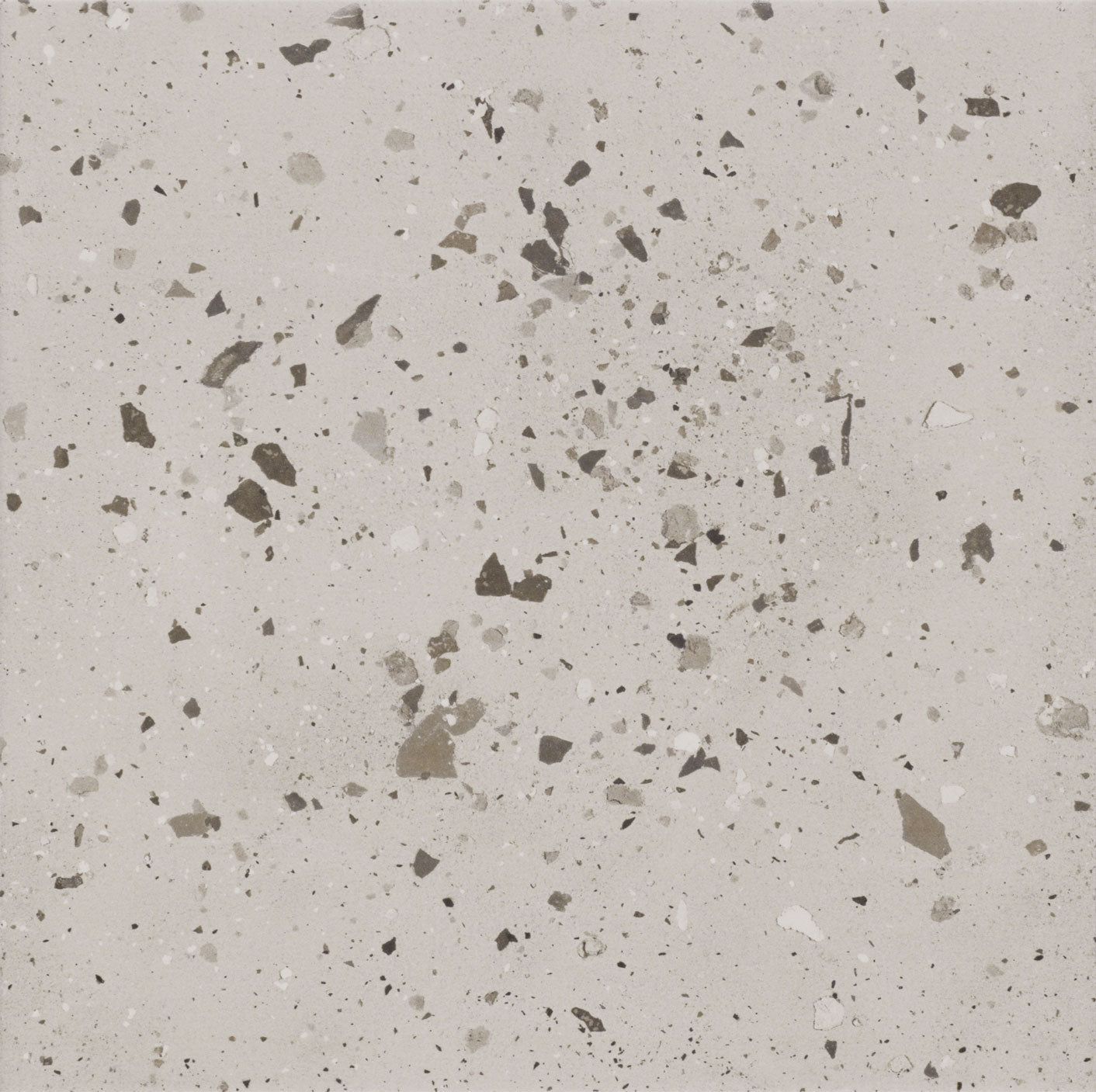 Carrelage extérieur effet terrazzo Carnival Grey 32,9x32,9 cm