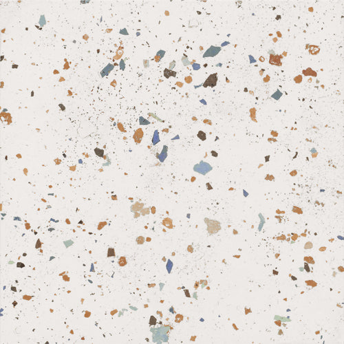 Carrelage extérieur effet terrazzo Carnival Color 32,9x32,9 cm