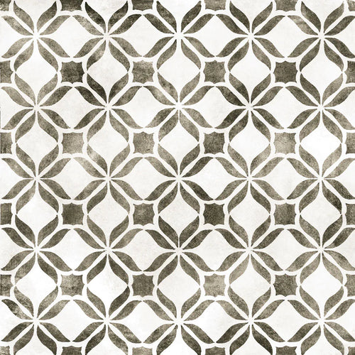 Carrelage effet ciment antidérapant- Fresco black 33x33 - 0.65 m²/colis