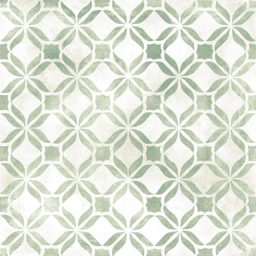 Carrelage effet ciment antidérapant- Fresco mint 33x33 - 0.65 m²/colis