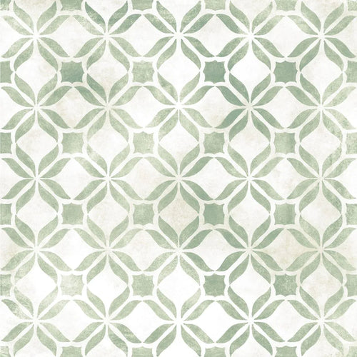 Carrelage effet ciment antidérapant- Fresco mint 33x33 - 0.65 m²/colis