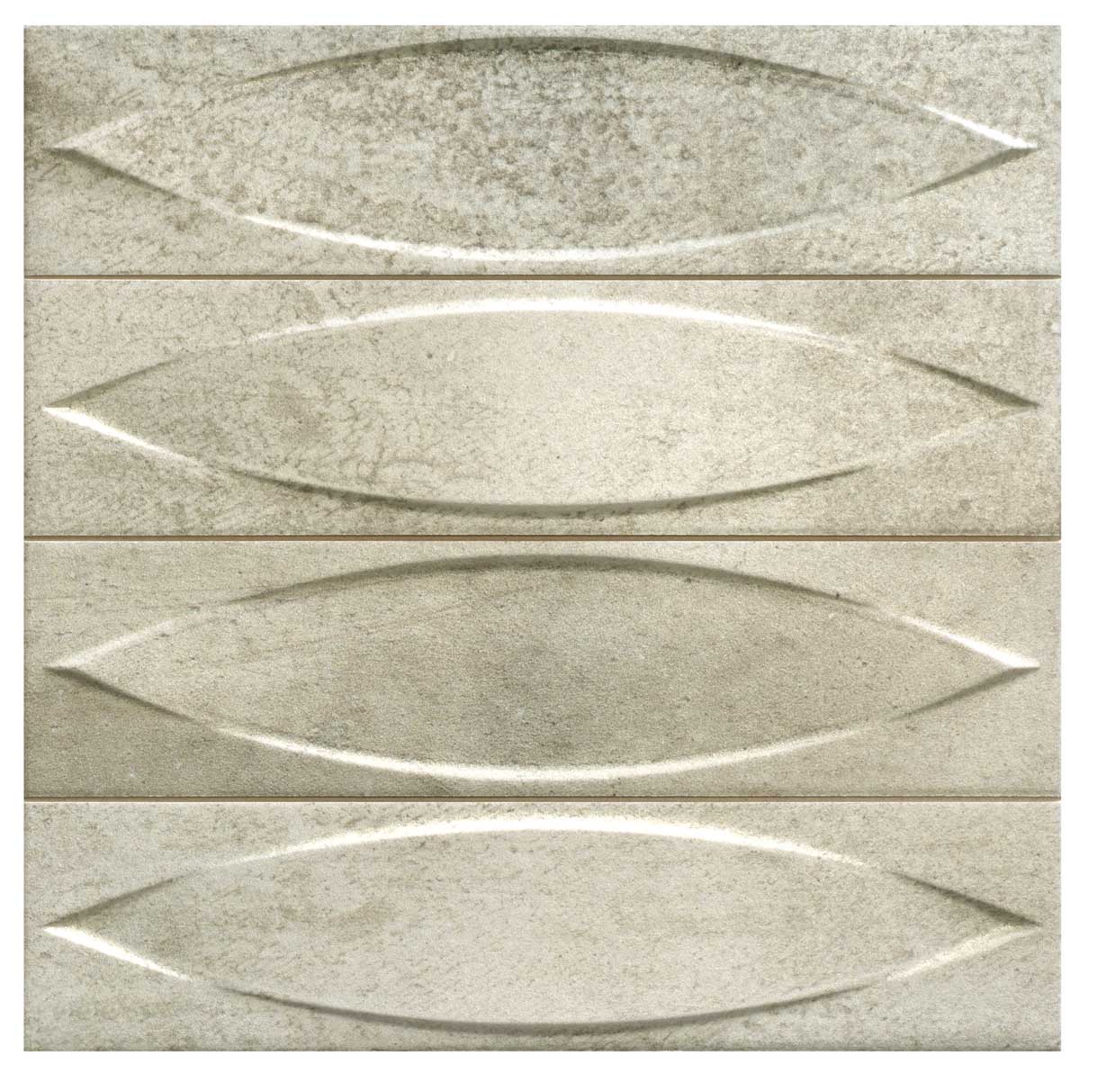 Carrelage à motif décoratif Lens Iron 33x33 cm