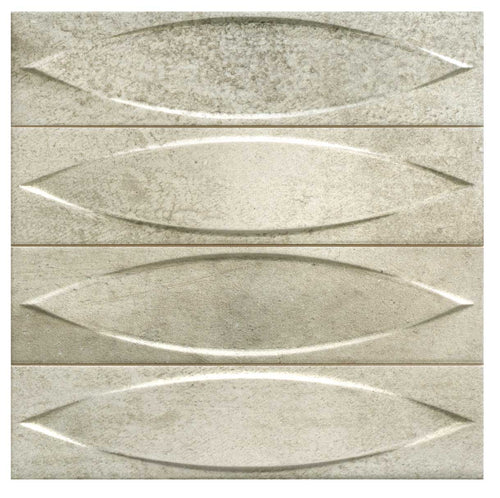 Carrelage à motif décoratif Lens Iron 33x33 cm