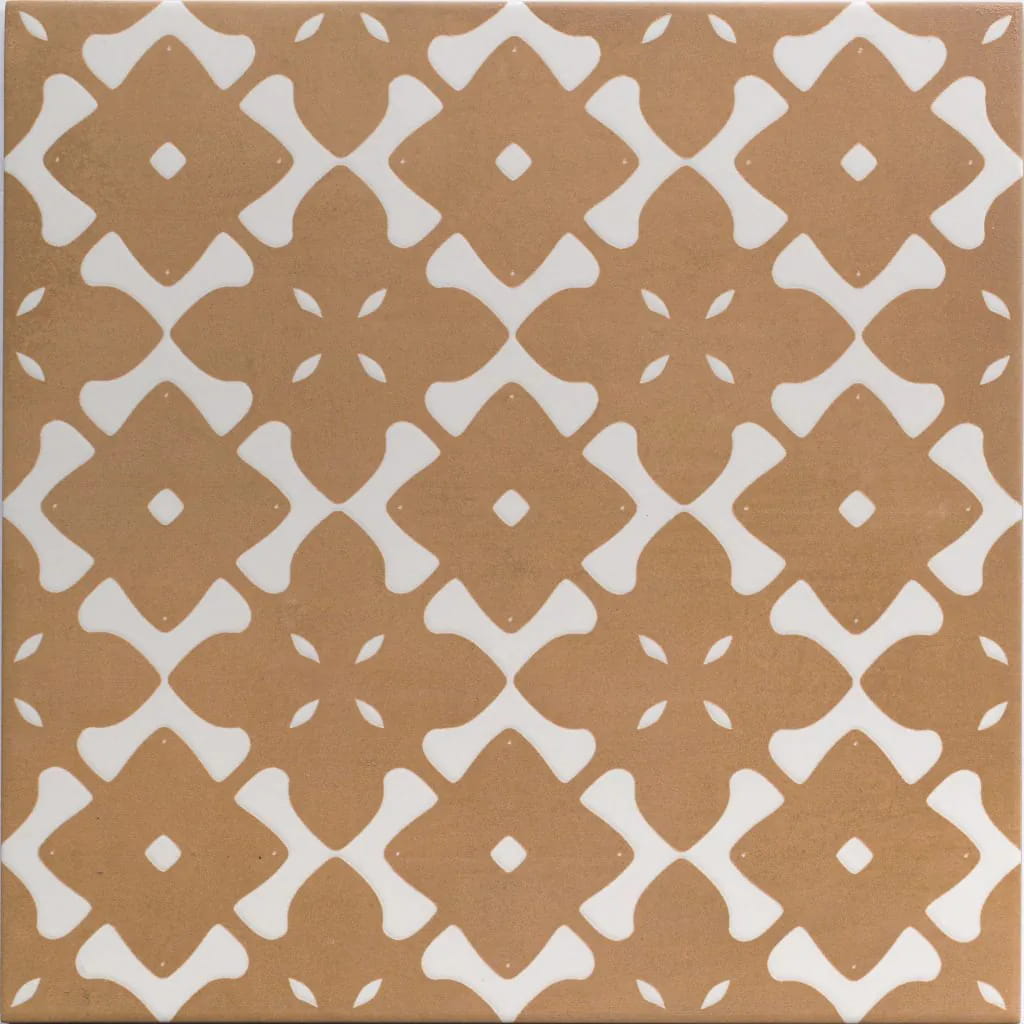 Carrelage imitation terre cuite - Bari deco cotto 33x33 - 1 m²/colis