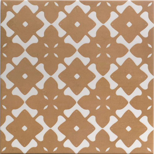 Carrelage imitation terre cuite - Bari deco cotto 33x33 - 1 m²/colis