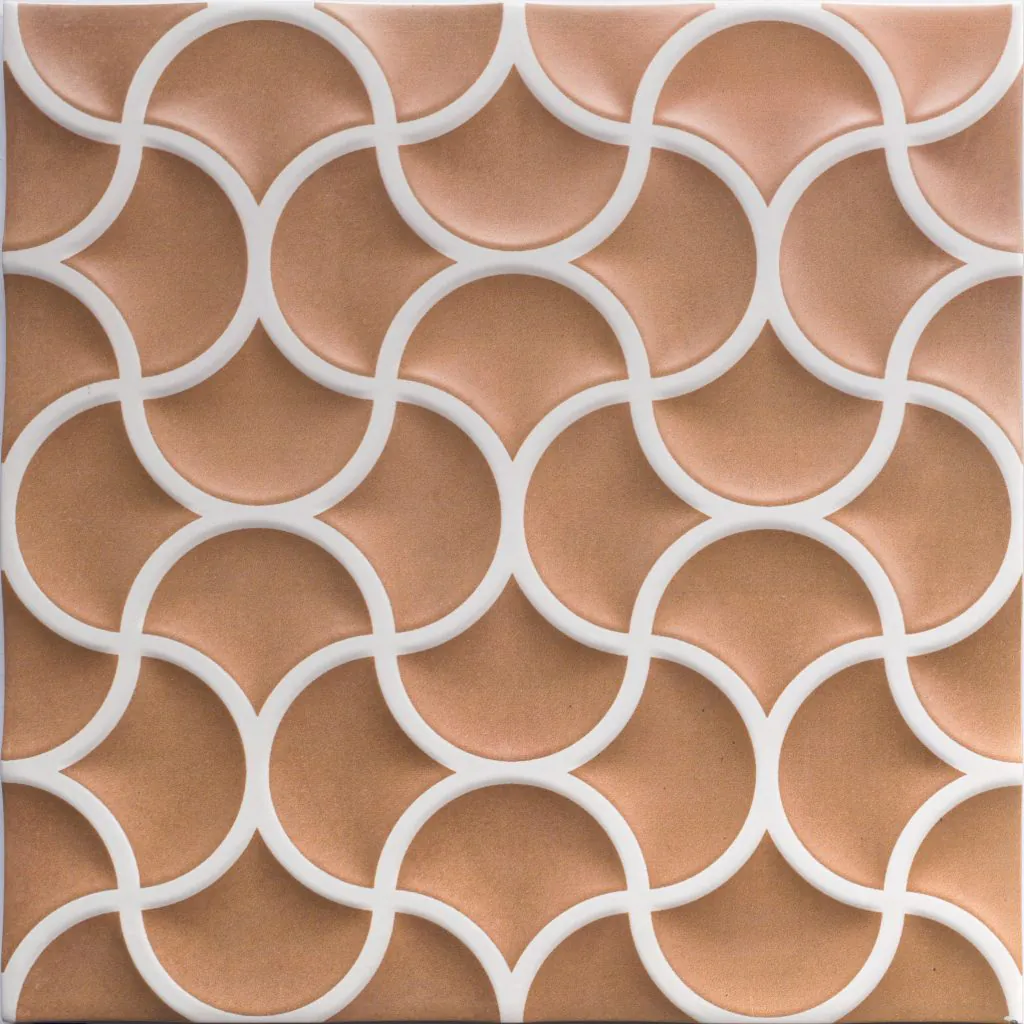 Carrelage imitation terre cuite - Bari lattice cotto 33x33 - 0.89 m²/colis