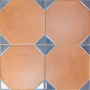 Carrelage effet terre cuite Dover Cotto Blue 33x33 cm