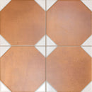 Carrelage effet terre cuite Dover Cotto White 33x33 cm