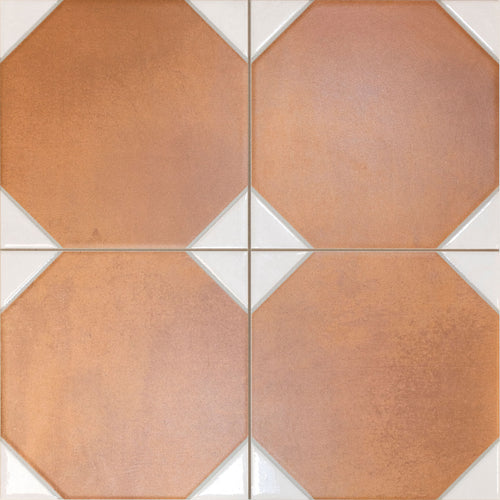 Carrelage effet terre cuite Dover Cotto White 33x33 cm