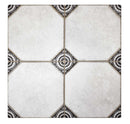 Carrelage à motif graphique Leeds Black 33x33 cm