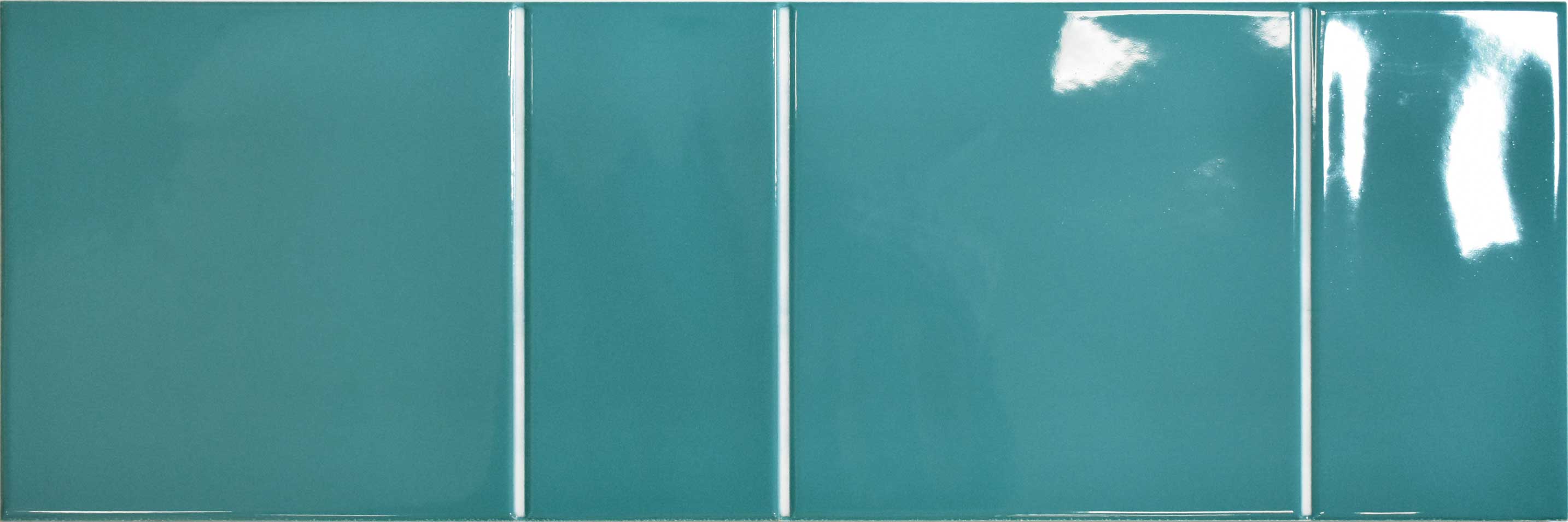 Carrelage à motif décoratif Capri Teal 15x45 cm