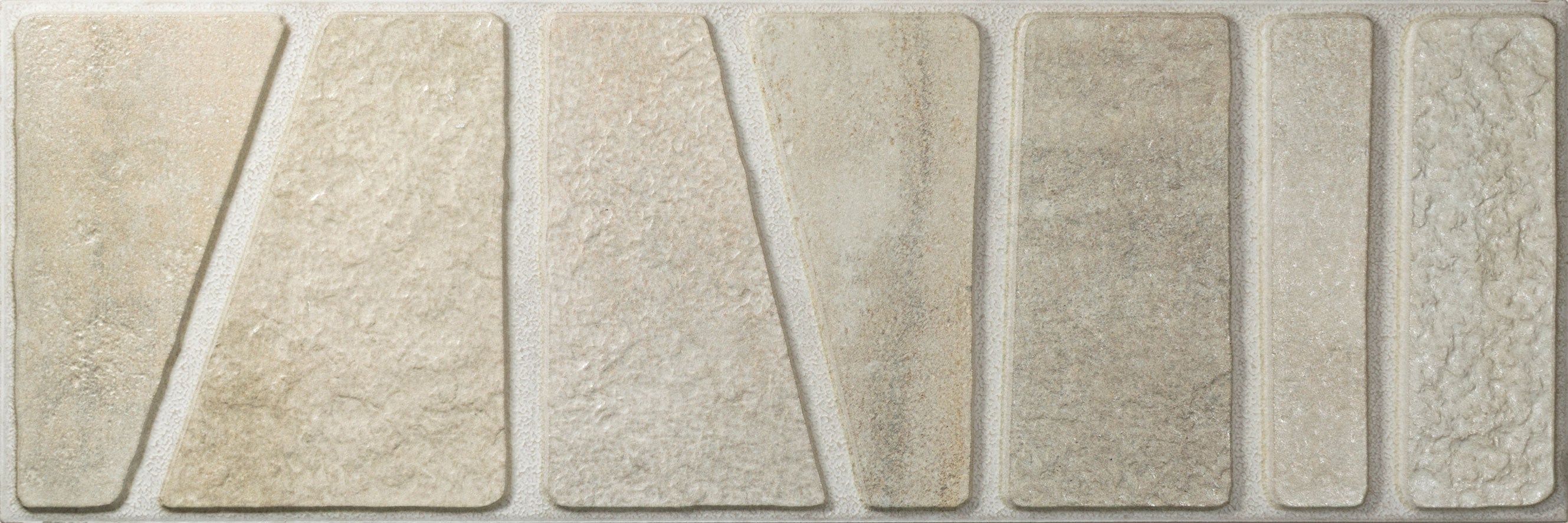 Carrelage à motif décoratif Icon Beige 15x45 cm