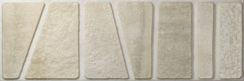 Carrelage à motif décoratif Icon Beige 15x45 cm