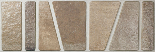 Carrelage à motif décoratif Icon Terra 15x45 cm
