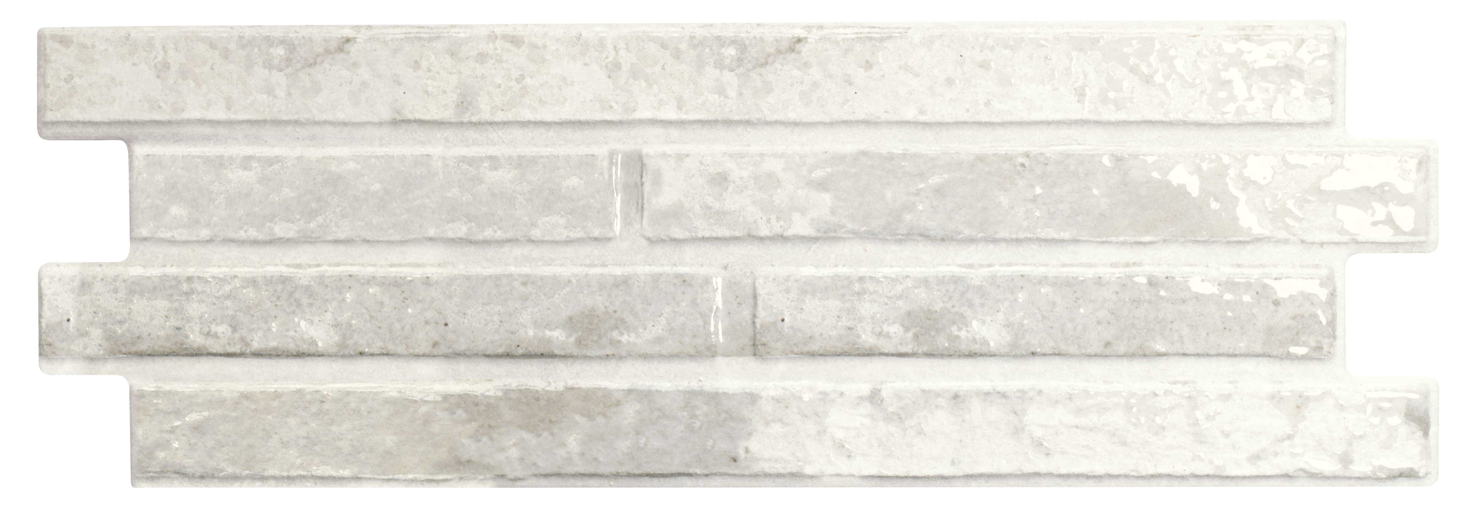 Carrelage effet brique Harlem White 15x45 cm