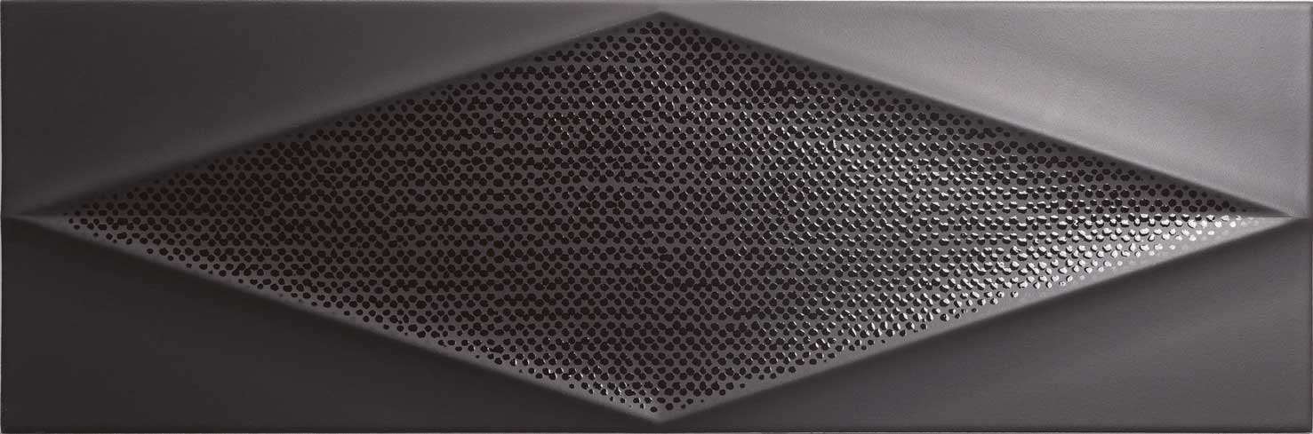Carrelage effet marbre Jewel Deco Black 15x45 cm