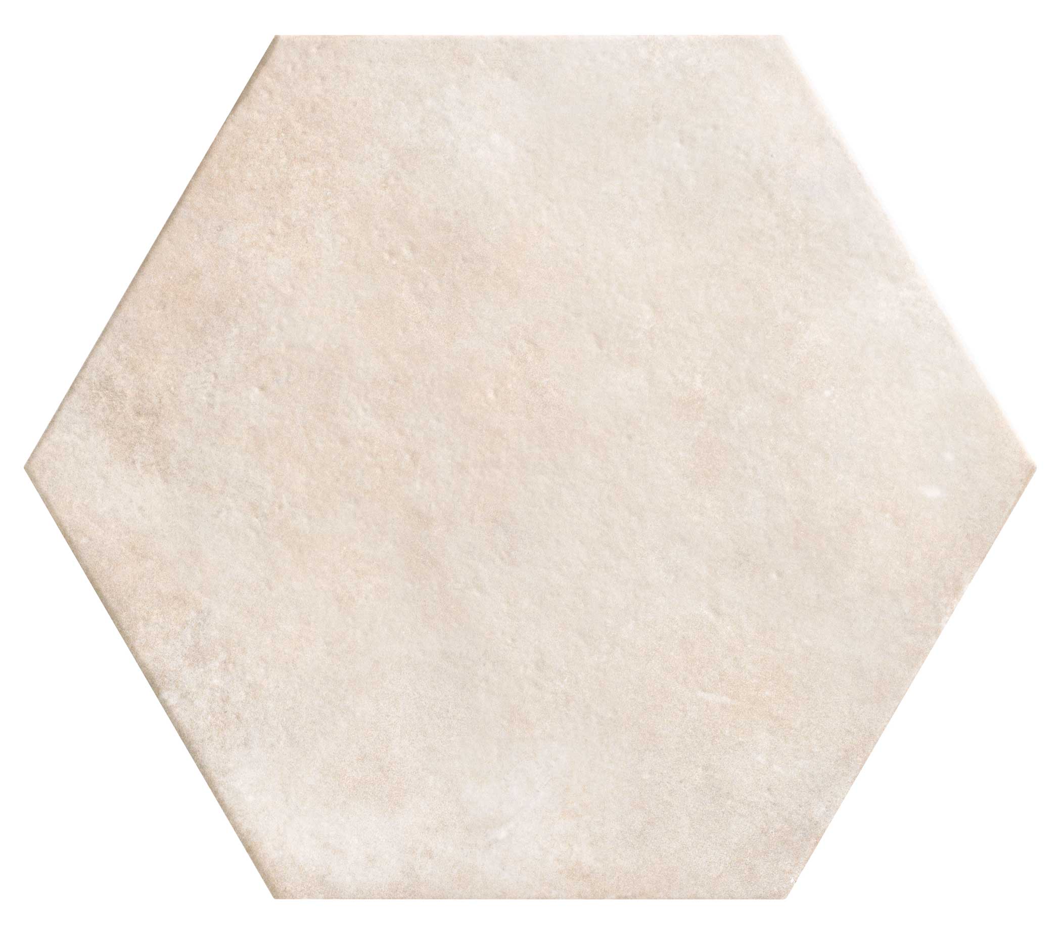 Carrelage hexagonal effet terre cuite Parma Arena 56x48 cm