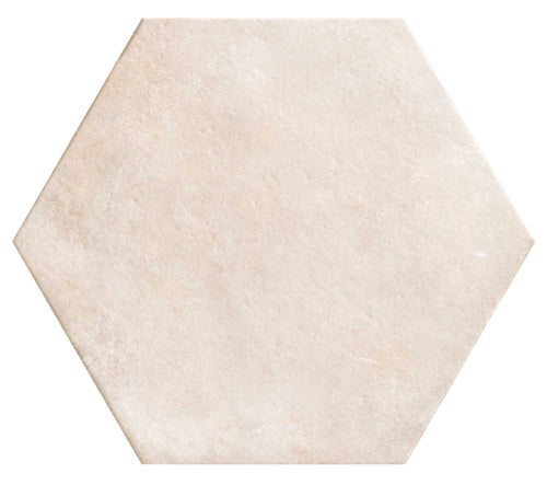 Carrelage hexagonal effet terre cuite Parma Arena 56x48 cm