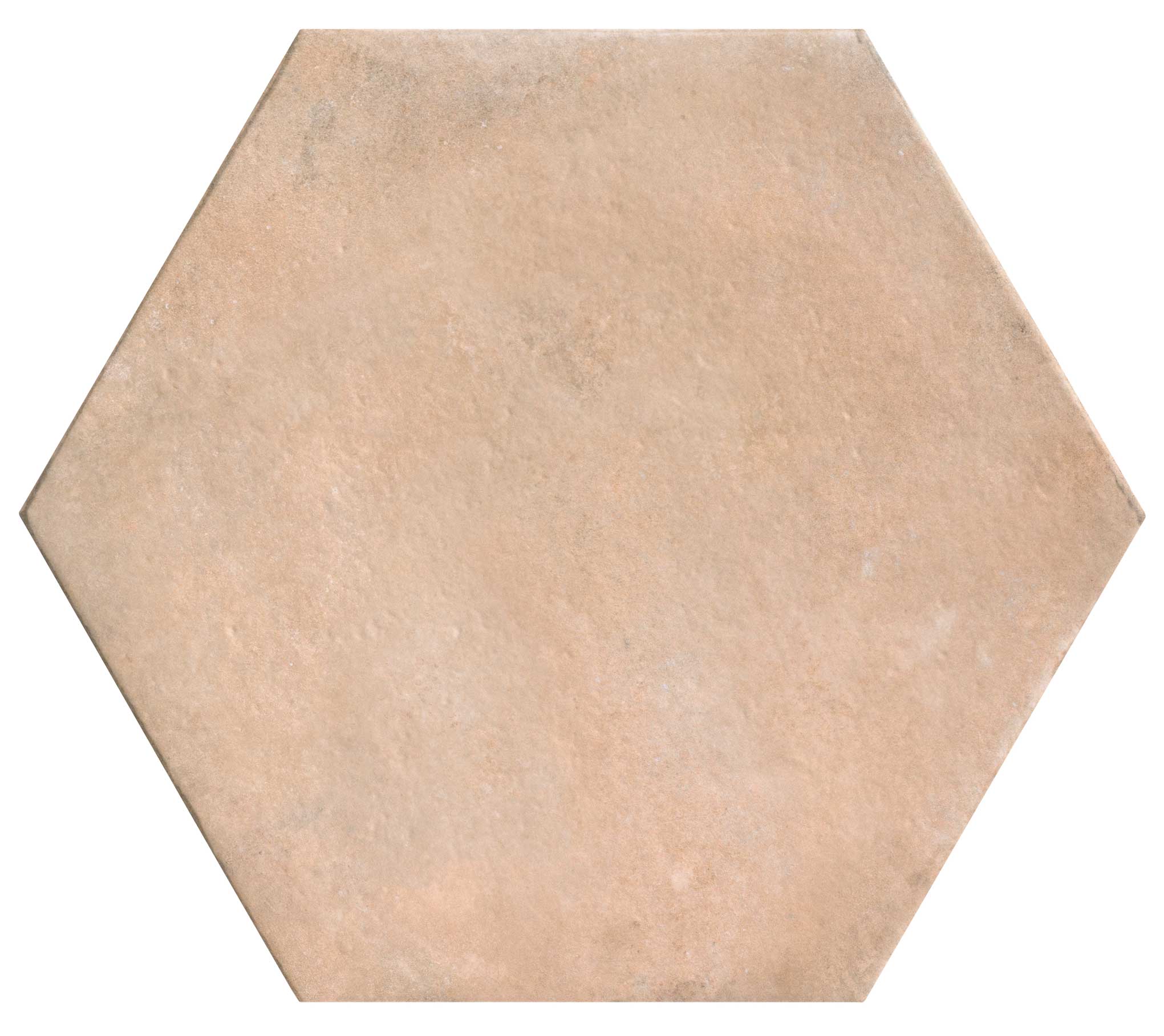 Carrelage hexagonal effet terre cuite Parma Cotto 56x48 cm