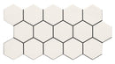 Carrelage hexagonal à motif décoratif Hex Snow 26,5x51 cm