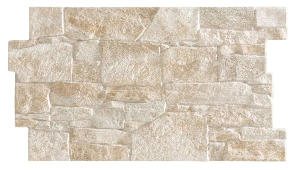 Parement pierre Stones Beige 31x56 cm