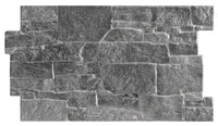 Carrelage effet parement - Stones charcoal 31x56 - 1.21 m²/colis
