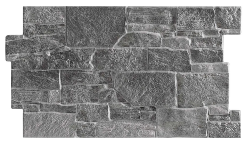 Parement pierre Stones Charcoal 31x56 cm