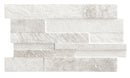 Carrelage effet pierre Pietra White 31x56 cm