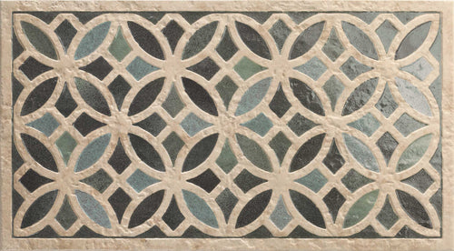 Carrelage à motif oriental Dakhla Deco Aqua 31x56 cm
