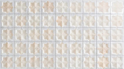 Carrelage mural décoratif Tetuan Arena White 31x56 cm