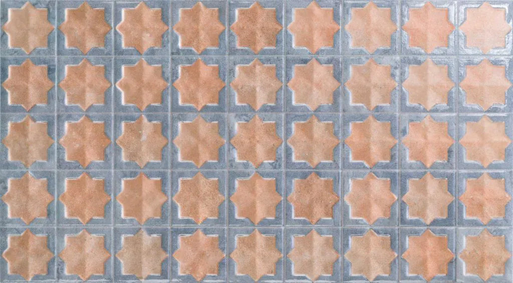 Carrelage mural décoratif Tetuan Terra Aqua 31x56 cm