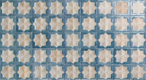 Carrelage mural décoratif Tetuan Arena Aqua 31x56 cm
