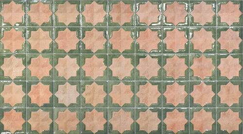 Carrelage mural décoratif Tetuan Cotto Emerald 31x56 cm