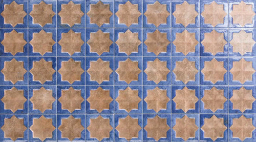 Carrelage mural décoratif Tetuan Terra Cobalt 31x56 cm