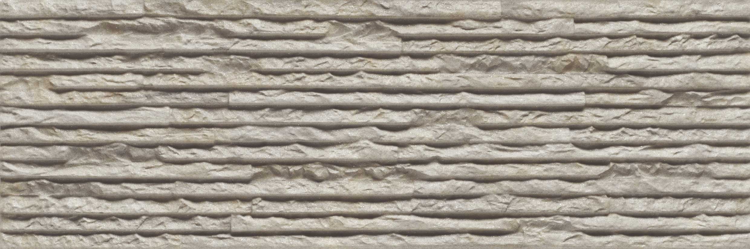 Carrelage mural relief pierre Iguazu Wall Grey 21x63 cm