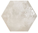 Carrelage hexagonal effet terre cuite Craft Mist 28,5x33 cm