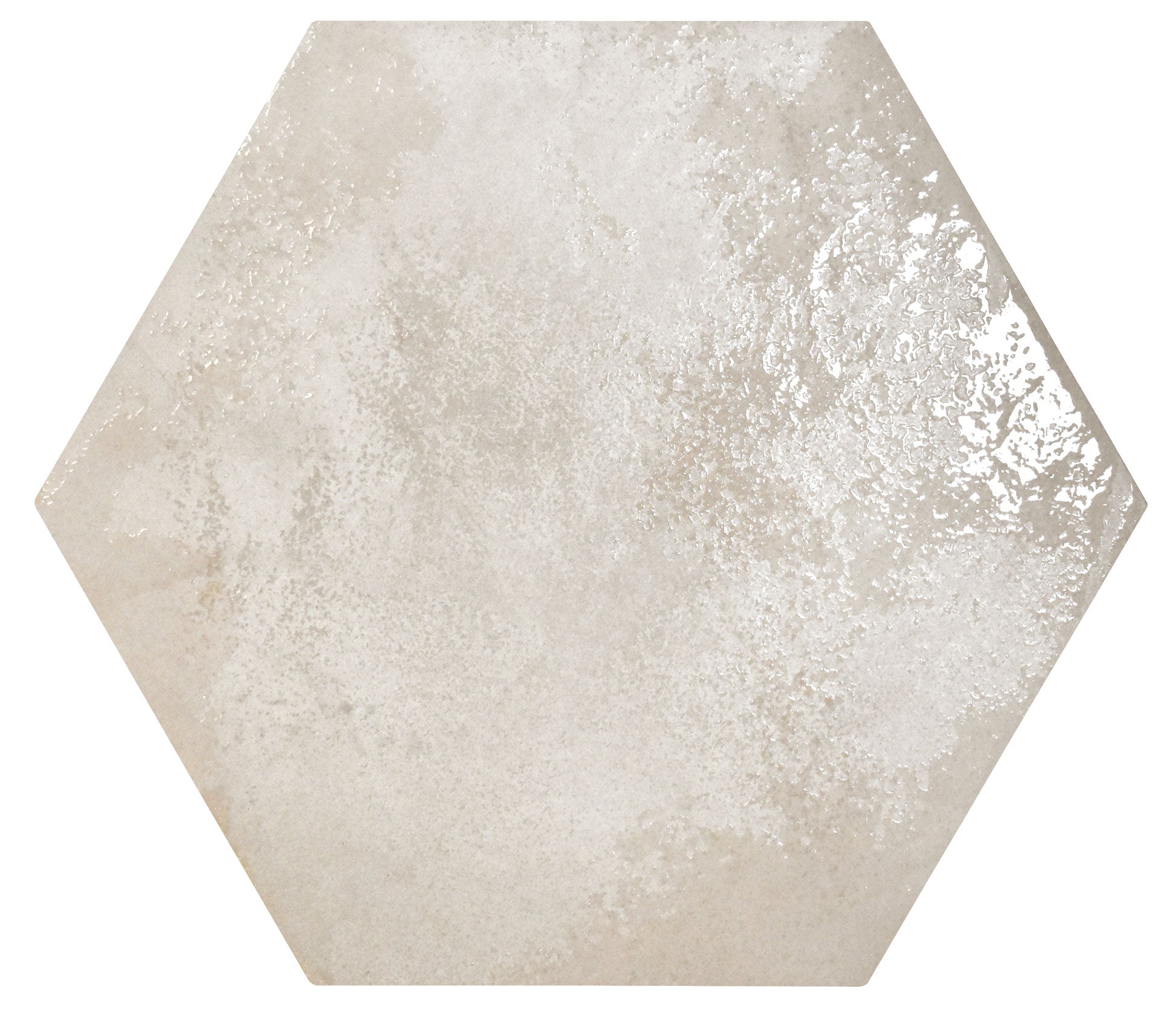 Carrelage hexagonal effet terre cuite Craft Mist 28,5x33 cm