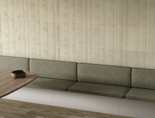 Faïence effet ciment Newclay Zen Sand mat 40x120 cm