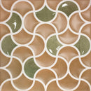 Carrelage imitation terre cuite - Bari lattice terra emeral 33x33 - 0.89 m²/colis