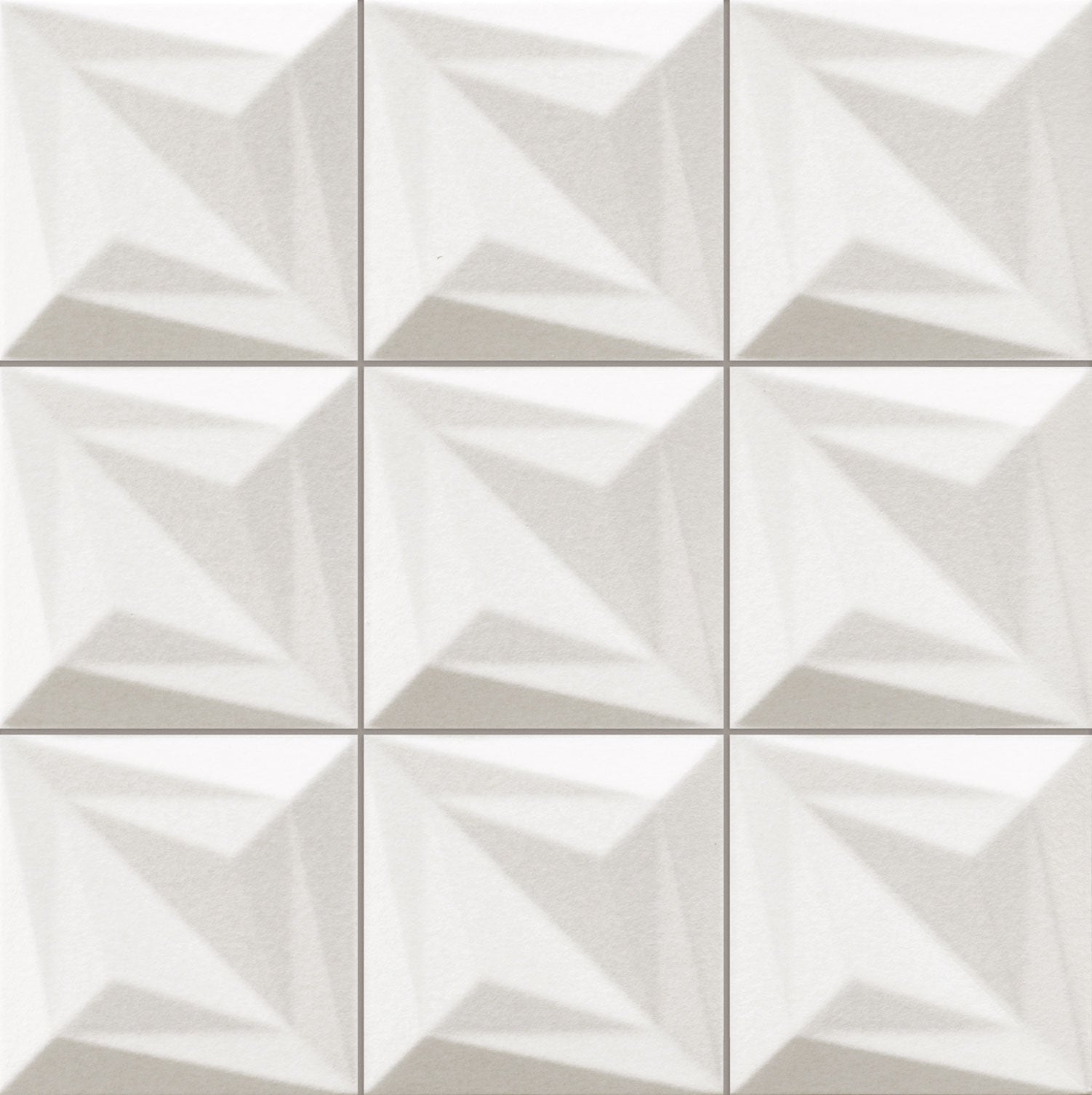 Carrelage effet métal Delta Blanco 33x33 cm