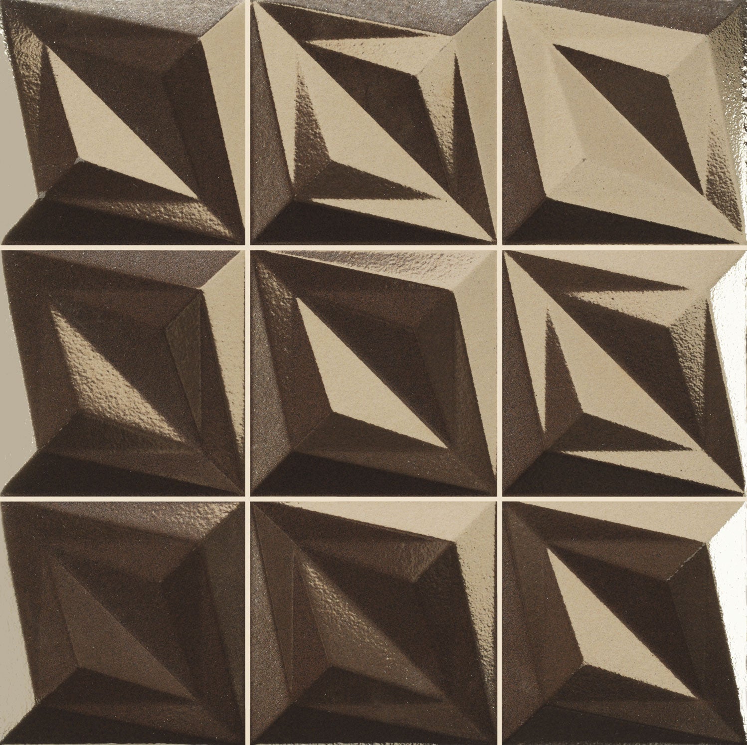 Carrelage effet métal Delta Oro 33x33 cm