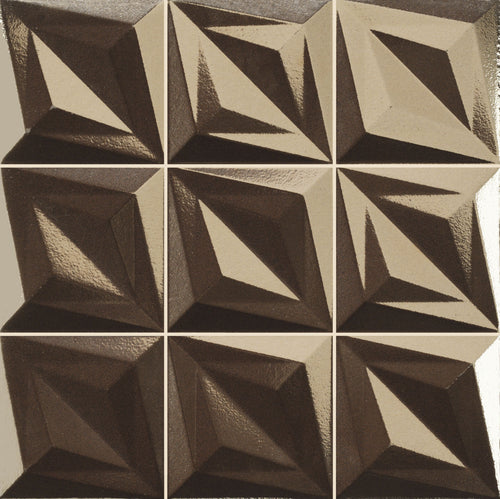Carrelage effet métal Delta Oro 33x33 cm