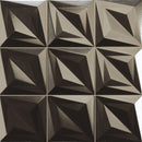 Carrelage effet métal Delta Antracita 33x33 cm