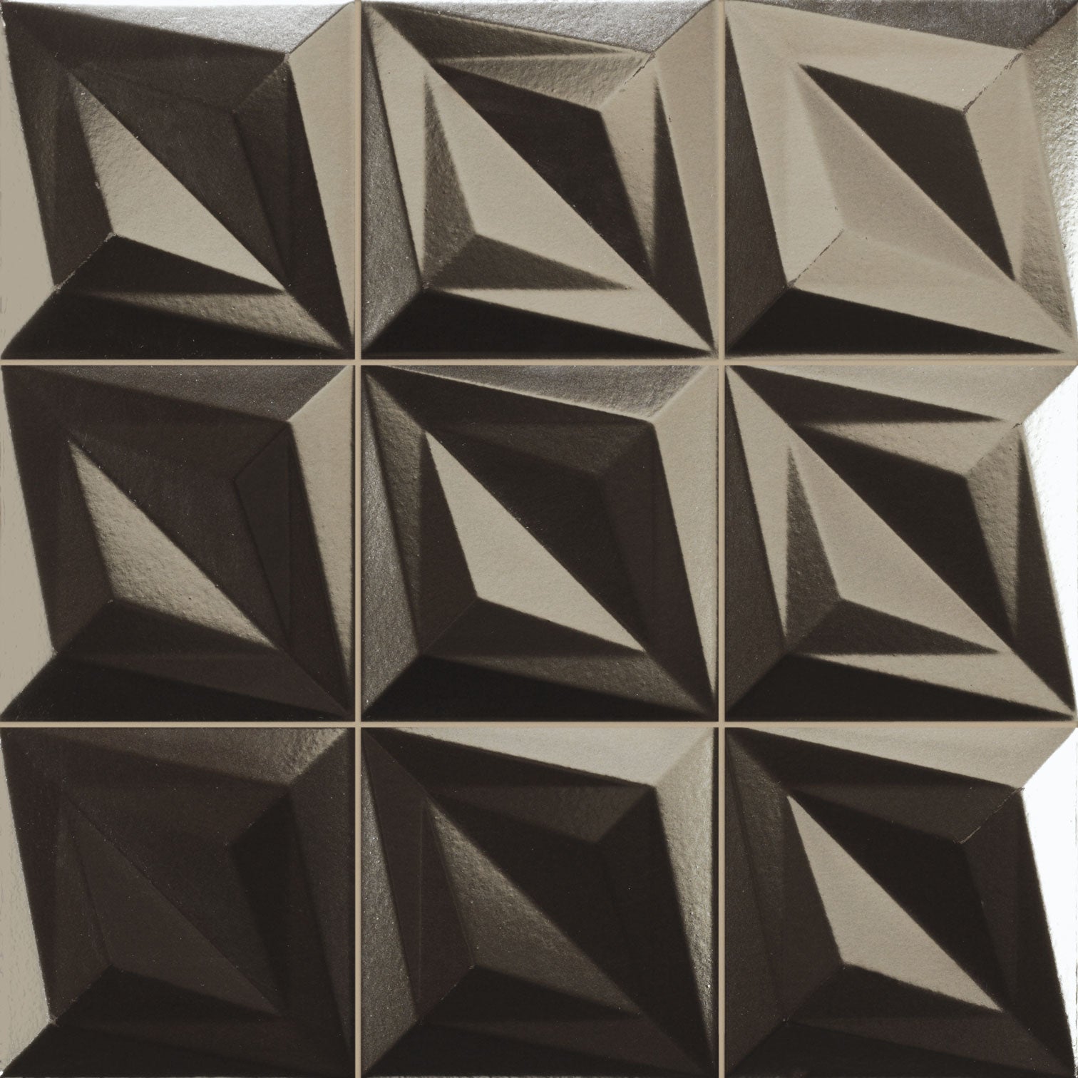 Carrelage effet métal Delta Antracita 33x33 cm