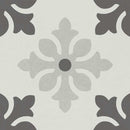 Carrelage à motif graphique Hanoi Grey 33x33 cm