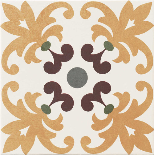 Carrelage à motif graphique Hanoi Mix 33x33 cm