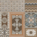 Carrelage à motif décoratif Kilim 44x44 cm