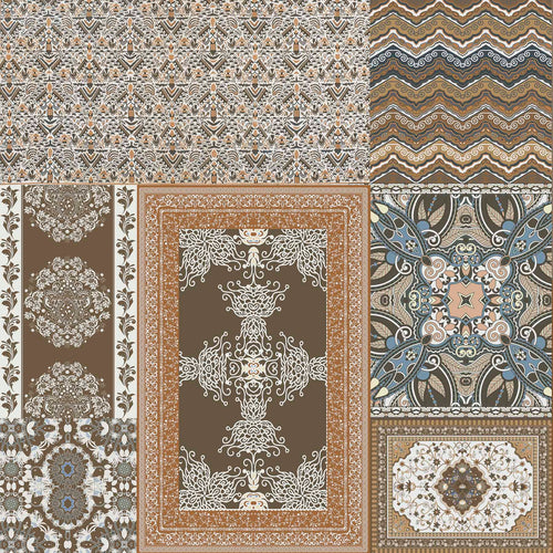 Carrelage à motif décoratif Kilim 44x44 cm
